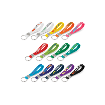 Silicone Key Ring - Debossed (indent)