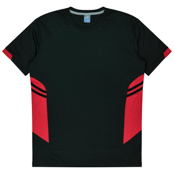Tasman Mens Tee - Black/Red
