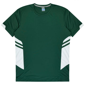 Tasman Mens Tee - Bottle/White