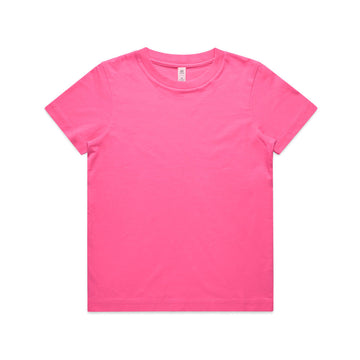Youth Staple Tee - Charity Pink