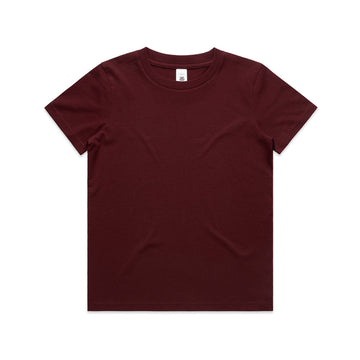 Youth Staple Tee - Burgundy