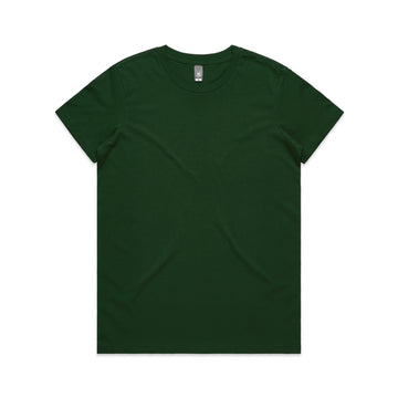 Maple Tee - Forest green