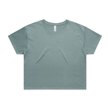 Womens Crop Tee Mineral