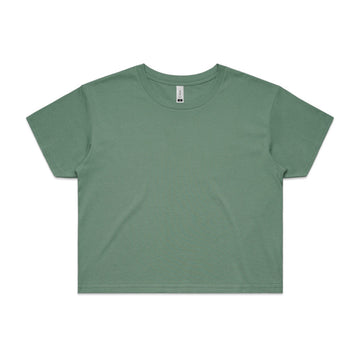 Womens Crop Tee Sage