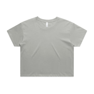 Womens Crop Tee - Storm