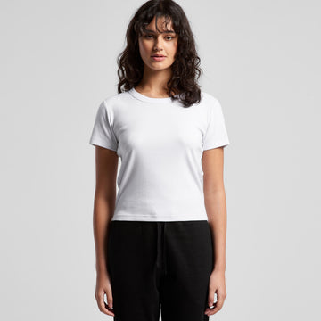 Womens Organic Rib Baby Tee