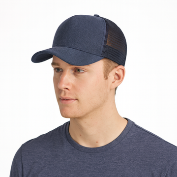 Heathered Mesh Trucker Cap