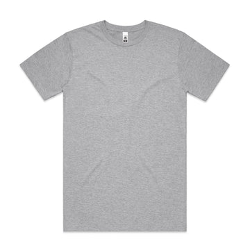 Block Tee - Grey Marle