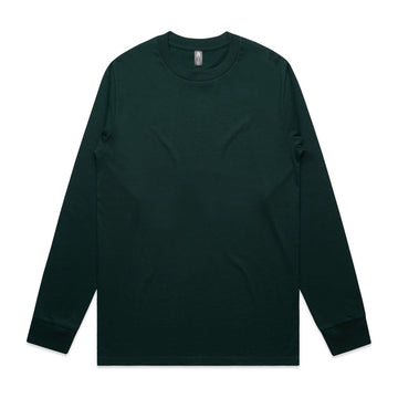 Mens Classic Long Sleeve Tee - Pine green
