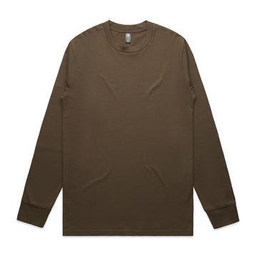 Mens Classic Long Sleeve Tee - Walnut