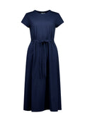 Womens Grace T-Shirt Midi Dress - Navy ||SRC=https://cdn.fashionbizapps.nz/honeybee/images/BBS2605L_Product_Navy_01.jpg