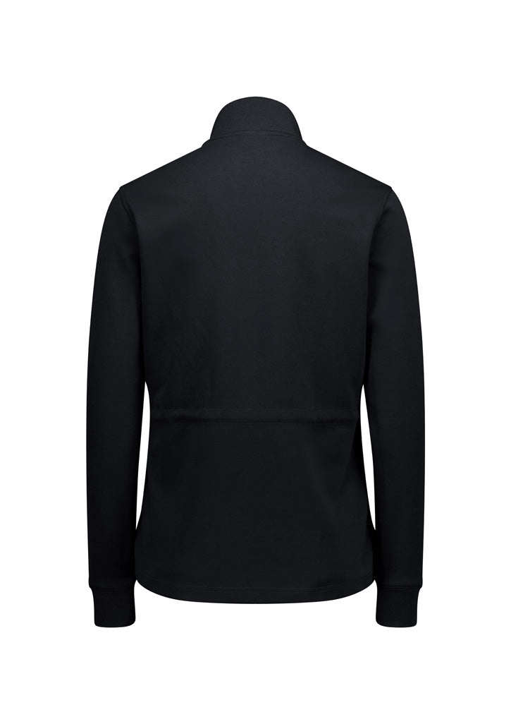 Womens Tailor Jacket - Black ||SRC=https://cdn.fashionbizapps.nz/honeybee/images/BJ2602L_Product_Black_02.jpg