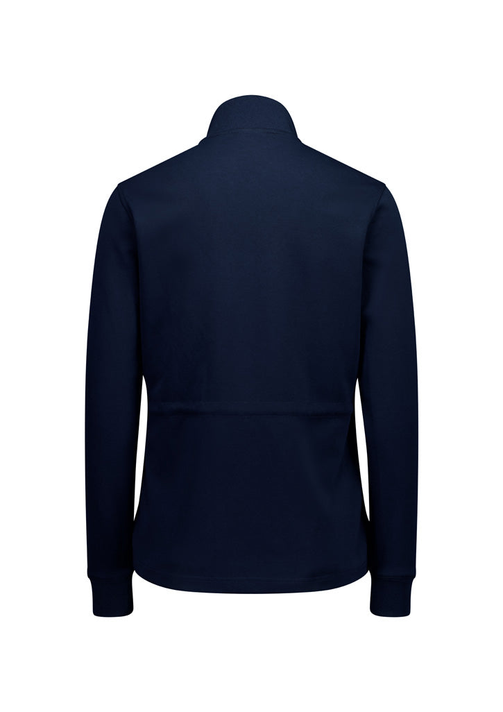 Womens Tailor Jacket - Navy ||SRC=https://cdn.fashionbizapps.nz/honeybee/images/BJ2602L_Product_Navy_02.jpg
