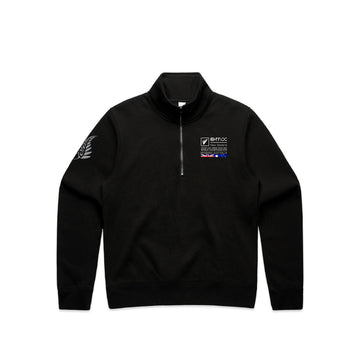 Womens Stencil Half Zip Crew - BRISBANE 2026