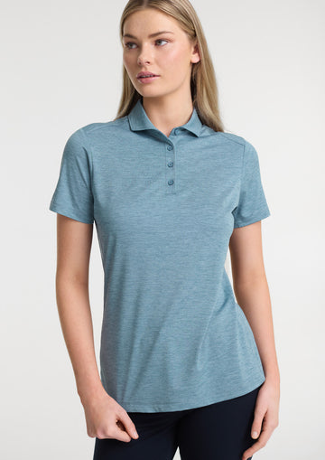 Womens Phoenix Short Sleeve Polo ||SRC=https://cdn.fashionbizapps.nz/honeybee/images/BP2610LS_Talent_OceanMarle_01.jpg