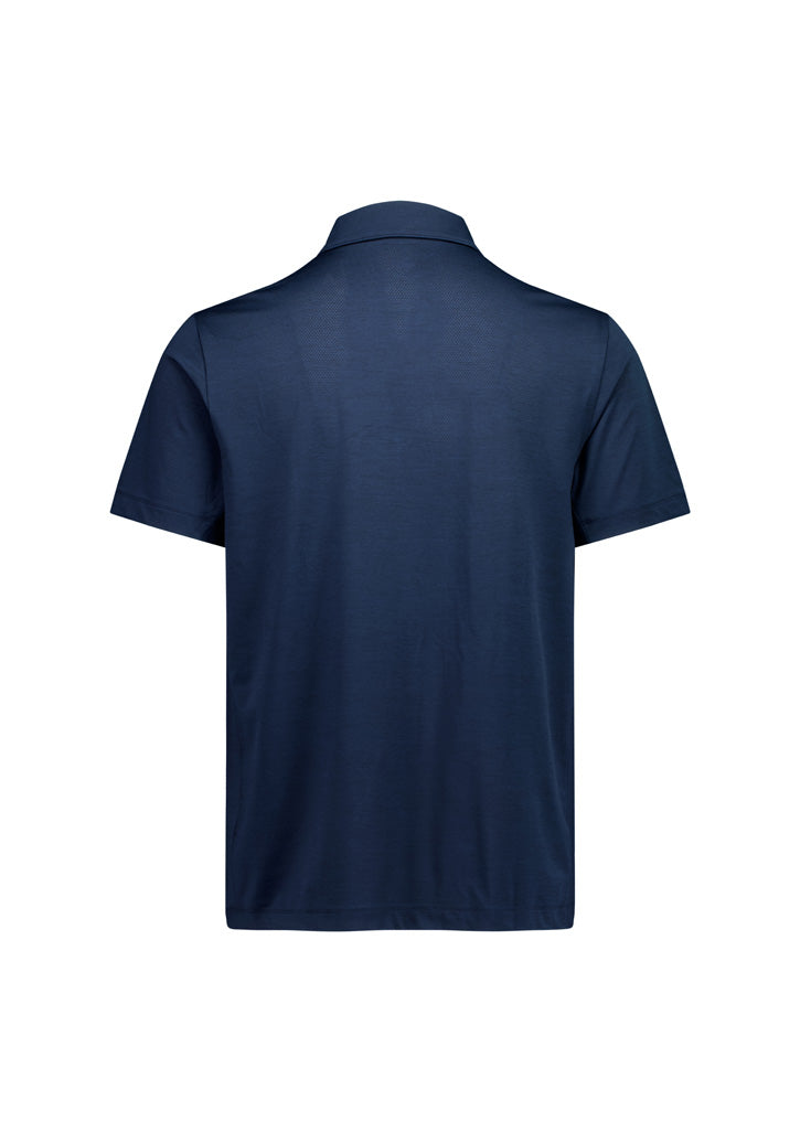Mens Phoenix Short Sleeve Polo - Navy ||SRC=https://cdn.fashionbizapps.nz/honeybee/images/BP2610MS_Product_Navy_02.jpg