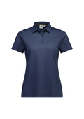 Womens Venture Short Sleeve Polo - Denim Blue ||SRC=https://cdn.fashionbizapps.nz/honeybee/images/BP2616LS_Product_DenimBlue_01_B7EzQFY.jpg