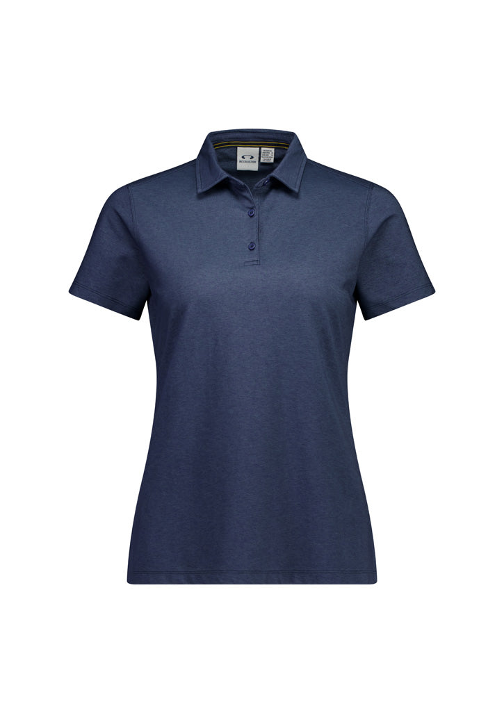 Womens Venture Short Sleeve Polo - Denim Blue ||SRC=https://cdn.fashionbizapps.nz/honeybee/images/BP2616LS_Product_DenimBlue_01_B7EzQFY.jpg