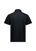 Mens Venture Short Sleeve Polo - Black ||SRC=https://cdn.fashionbizapps.nz/honeybee/images/BP2616MS_Product_Black_02.jpg
