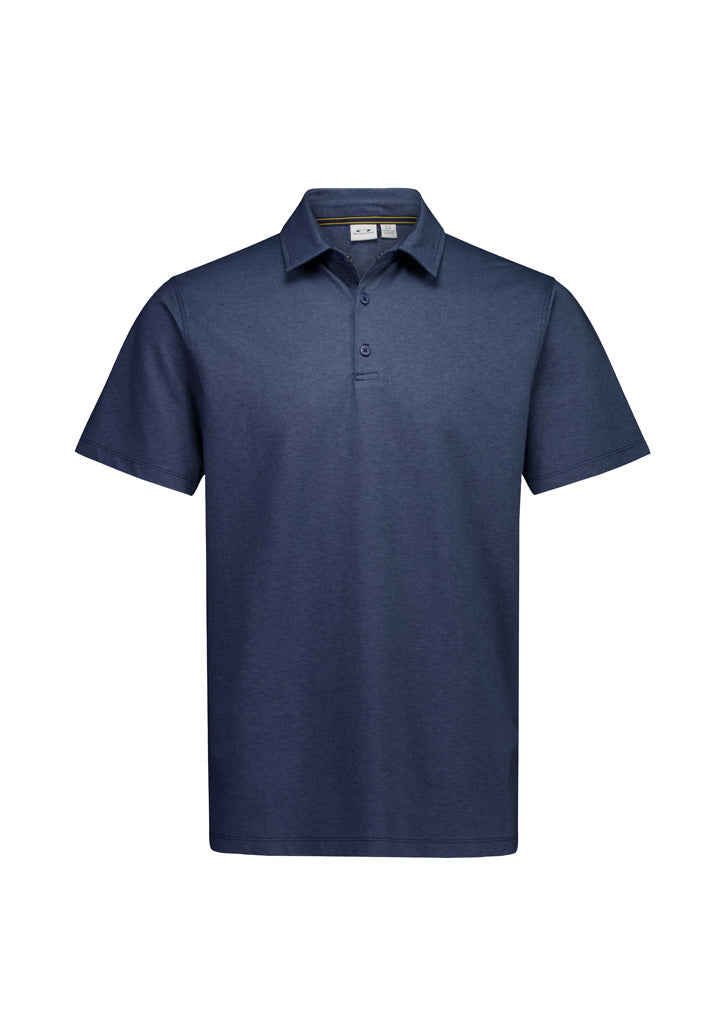 Mens Venture Short Sleeve Polo - Denim Blue ||SRC=https://cdn.fashionbizapps.nz/honeybee/images/BP2616MS_Product_DenimBlue_01_X1935I4.jpg