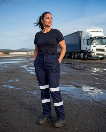 Recycle Women's Taped Biomotion Cargo Work Pant