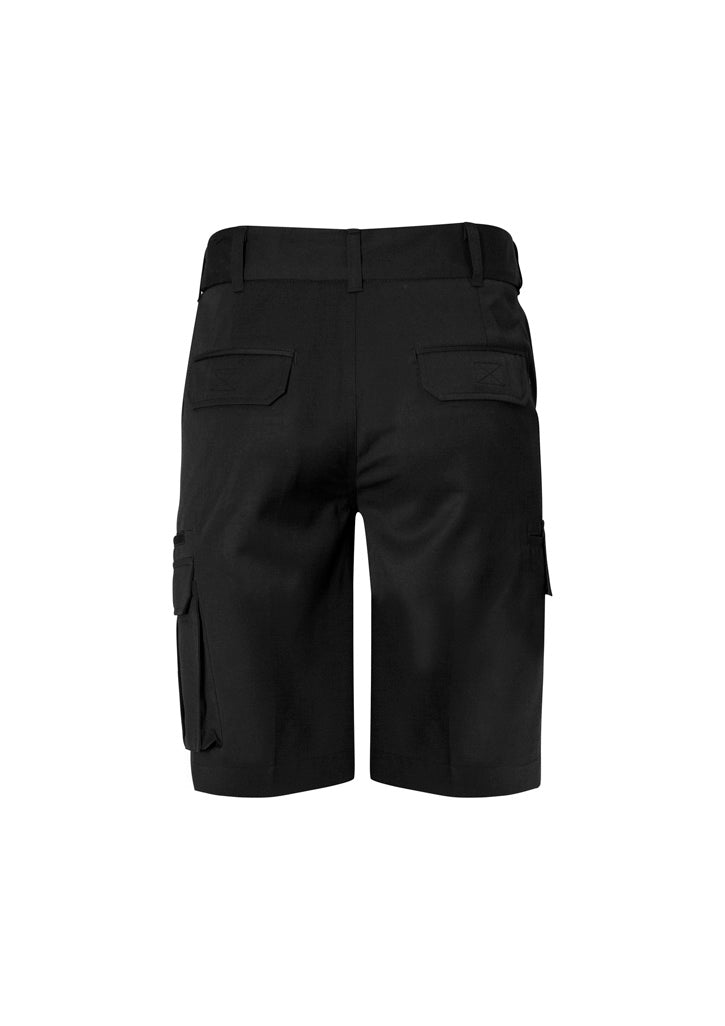 Mens Detroit Short (Regular) - Black ||SRC=https://cdn.fashionbizapps.nz/honeybee/images/BS10112R_bProduct_Black_02_ILYl3MP.jpg