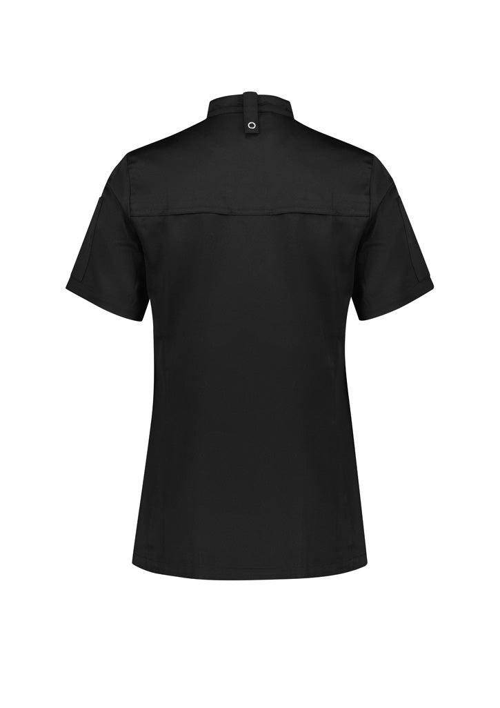 Womens Zest Short Sleeve Jacket - Black ||SRC=https://cdn.fashionbizapps.nz/honeybee/images/CH232LS_bProduct_Black_02_FLGo38f.jpg