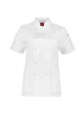 Womens Zest Short Sleeve Jacket - White ||SRC=https://cdn.fashionbizapps.nz/honeybee/images/CH232LS_bProduct_White_01_0TtDg2b.jpg