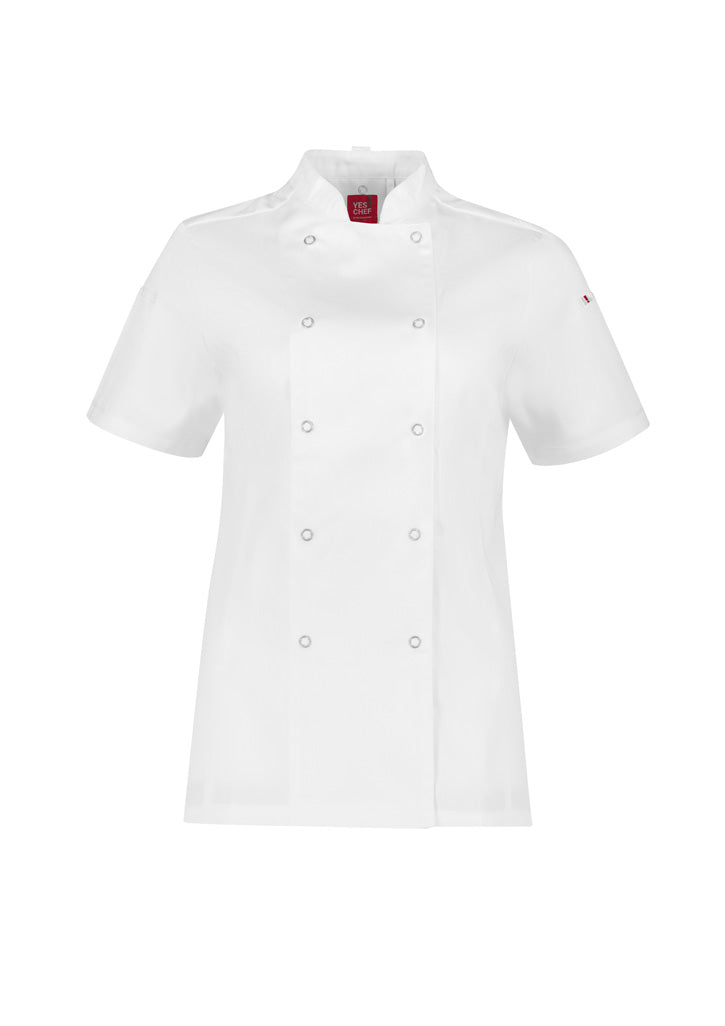 Womens Zest Short Sleeve Jacket - White ||SRC=https://cdn.fashionbizapps.nz/honeybee/images/CH232LS_bProduct_White_01_0TtDg2b.jpg