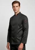 Mens Zest Long Sleeve Jacket ||SRC=https://cdn.fashionbizapps.nz/honeybee/images/CH232ML_Talent_Black_01.jpg
