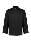 Mens Zest Long Sleeve Jacket - Black ||SRC=https://cdn.fashionbizapps.nz/honeybee/images/CH232ML_bProduct_Black_01_Te9ZPsJ.jpg