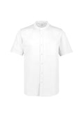 Mens Salsa Short Sleeve Chef Shirt - White ||SRC=https://cdn.fashionbizapps.nz/honeybee/images/CH329MS_bProduct_White_01_Bp7knEy.jpg