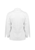 Womens Alfresco Long Sleeve Chef Jacket - White ||SRC=https://cdn.fashionbizapps.nz/honeybee/images/CH330LL_bProduct_White_02_MrWE4BQ.jpg