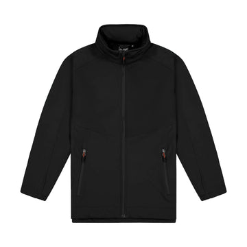 Kids Aspiring Jacket with Contrast Zip Pulls - Black/Maroon
