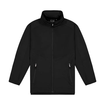 Mens Aspiring Jacket with Contrast Zip Pulls - Black/Grey