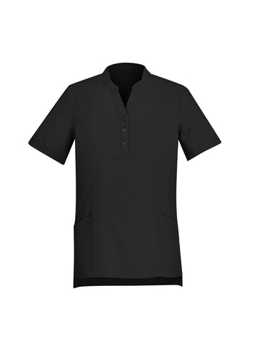 Womens Florence Plain Tunic - Black