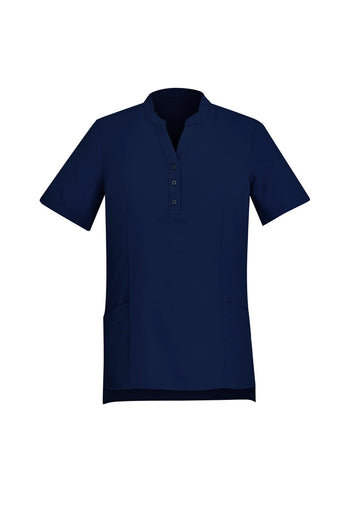 Womens Florence Plain Tunic - Navy