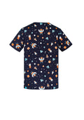 Mens Printed Space Party Scrub Top - Midnight Navy ||SRC=https://cdn.fashionbizapps.nz/honeybee/images/CST148MS_bProduct_MidnightNavy_02_x7HjTmW.jpg