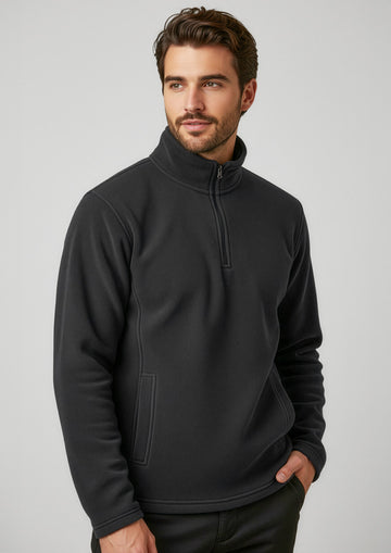 Mens Trinity Fleece ||SRC=https://cdn.fashionbizapps.nz/honeybee/images/F10510_Talent_Black_01.jpg