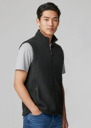 Mens Plain Vest ||SRC=https://cdn.fashionbizapps.nz/honeybee/images/F233MN_Talent_Black_01.jpg