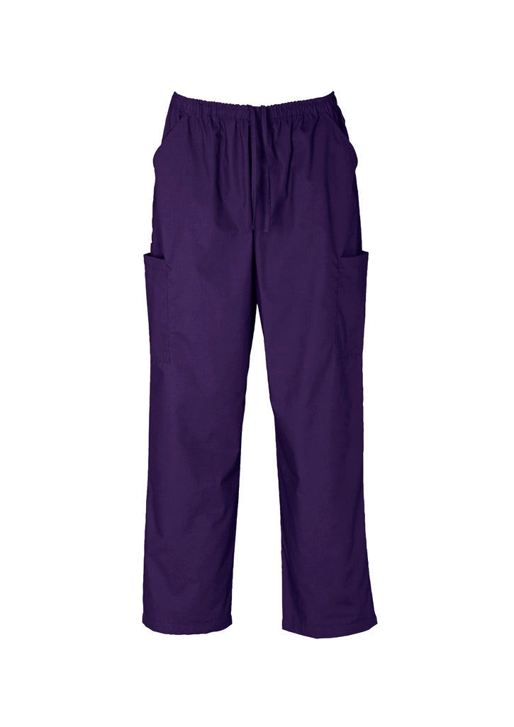 Unisex Classic  Scrub Pant - Purple ||SRC=https://cdn.fashionbizapps.nz/honeybee/images/H10610_bProduct_Purple_01_nxevpR8.jpg