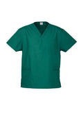 Unisex Classic Scrub Top - Hunter Green ||SRC=https://cdn.fashionbizapps.nz/honeybee/images/H10612_bProduct_HunterGreen_01_s8QJXIk.jpg