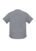 Unisex Classic Scrub Top - Pewter ||SRC=https://cdn.fashionbizapps.nz/honeybee/images/H10612_bProduct_Pewter_02_YMO1zxH.jpg