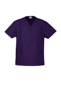 Unisex Classic Scrub Top - Purple ||SRC=https://cdn.fashionbizapps.nz/honeybee/images/H10612_bProduct_Purple_01_qZUoBHZ.jpg