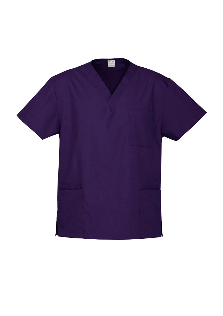 Unisex Classic Scrub Top - Purple ||SRC=https://cdn.fashionbizapps.nz/honeybee/images/H10612_bProduct_Purple_01_qZUoBHZ.jpg