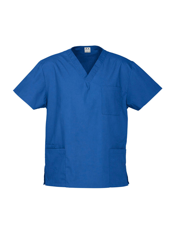 Unisex Classic Scrub Top - Royal ||SRC=https://cdn.fashionbizapps.nz/honeybee/images/H10612_bProduct_Royal_01_hXi2Uxp.jpg