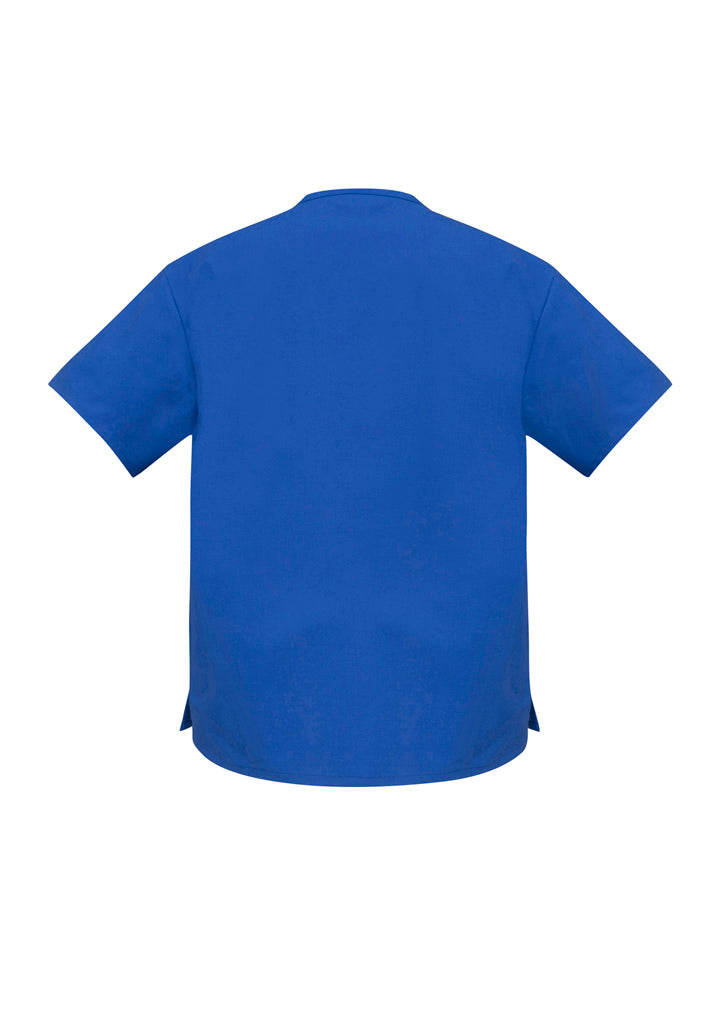 Unisex Classic Scrub Top - Royal ||SRC=https://cdn.fashionbizapps.nz/honeybee/images/H10612_bProduct_Royal_02_R2fJhrh.jpg