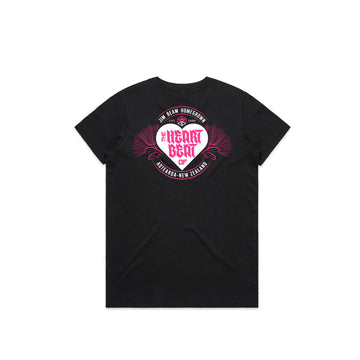 Elaborate Womens Maple Tee - BLACK