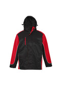 Unisex Nitro Jacket - Black/Red/White ||SRC=https://cdn.fashionbizapps.nz/honeybee/images/J10110_bProduct_Black_Red_White_01_nrH6Qtp.jpg