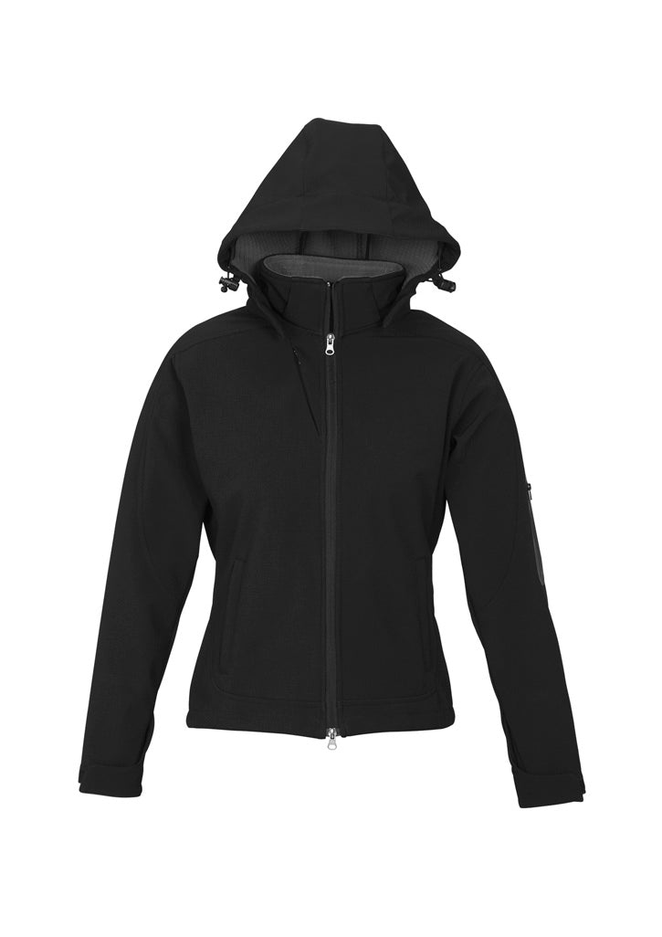 Womens Summit Jacket - Black/Graphite ||SRC=https://cdn.fashionbizapps.nz/honeybee/images/J10920_bProduct_Black_Graphite_01_iRqhXcy.jpg